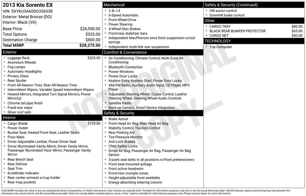 Used 2013 Kia Sorento EX image 9