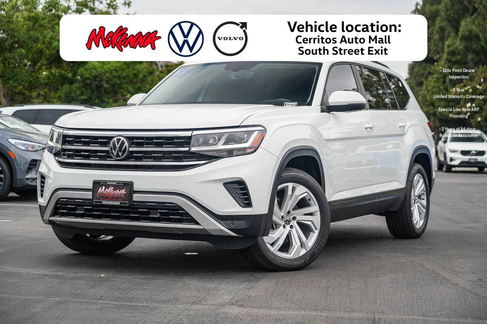 Certified 2023 Volkswagen Atlas SE FWD image 1