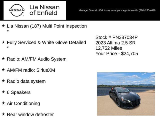 Certified 2023 Nissan Altima 2.5 SR AWD/4WD image 5