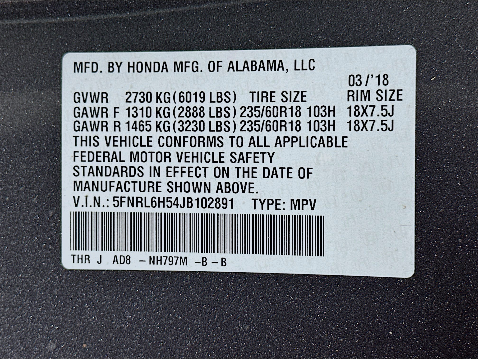 Used 2018 Honda Odyssey EX image 12