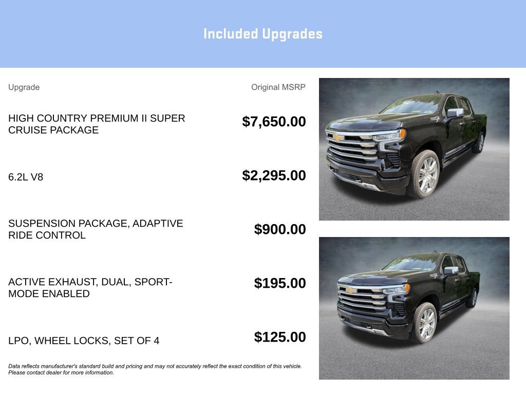 New 2026 Chevrolet Silverado 1500 High Country AWD/4WD image 15