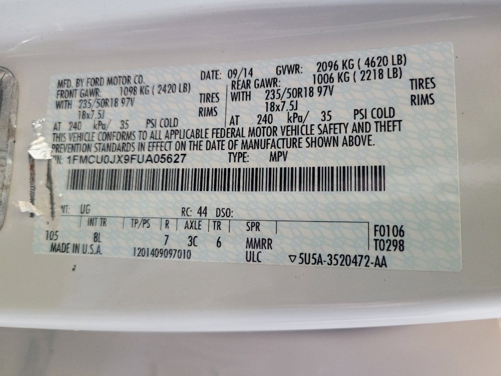 Used 2015 Ford Escape Titanium FWD image 33