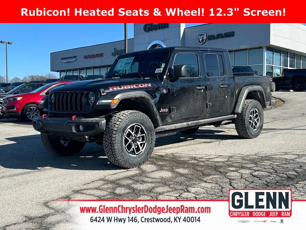 New 2026 Jeep Gladiator Rubicon w/ Steel Power Dome Hood Package