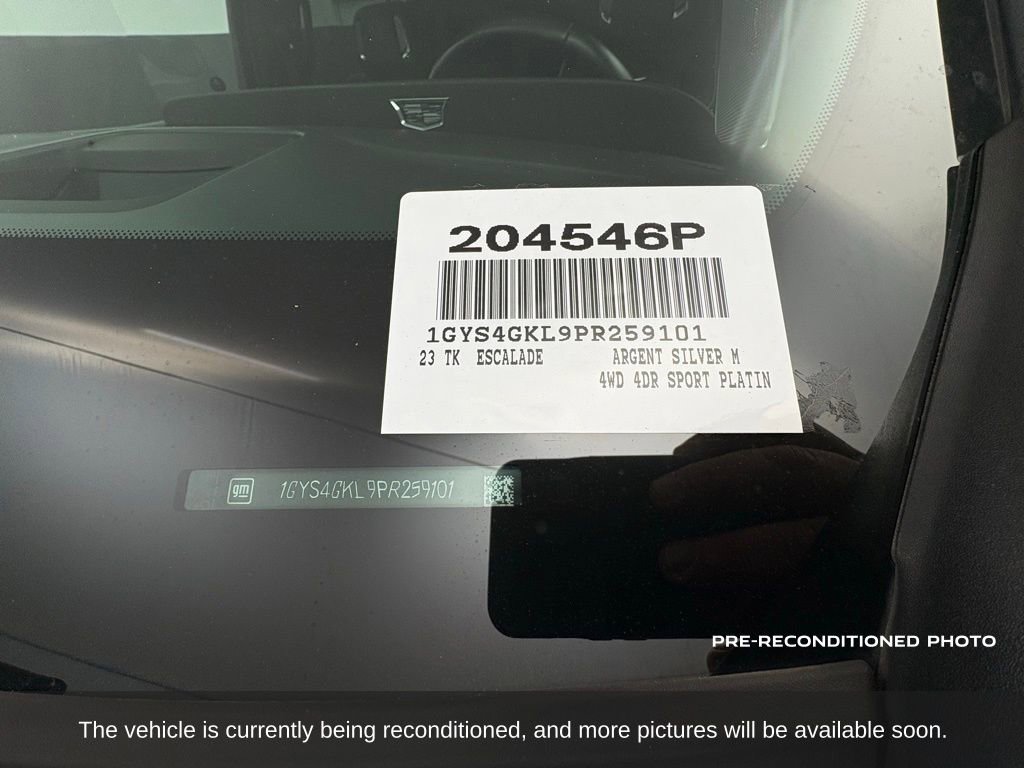 Used 2023 Cadillac Escalade Sport Platinum w/ LPO, ONYX Package image 19