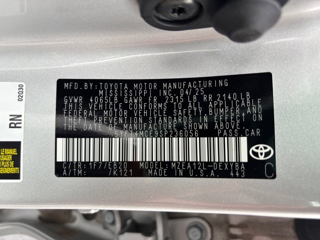 Used 2025 Toyota Corolla XSE image 34