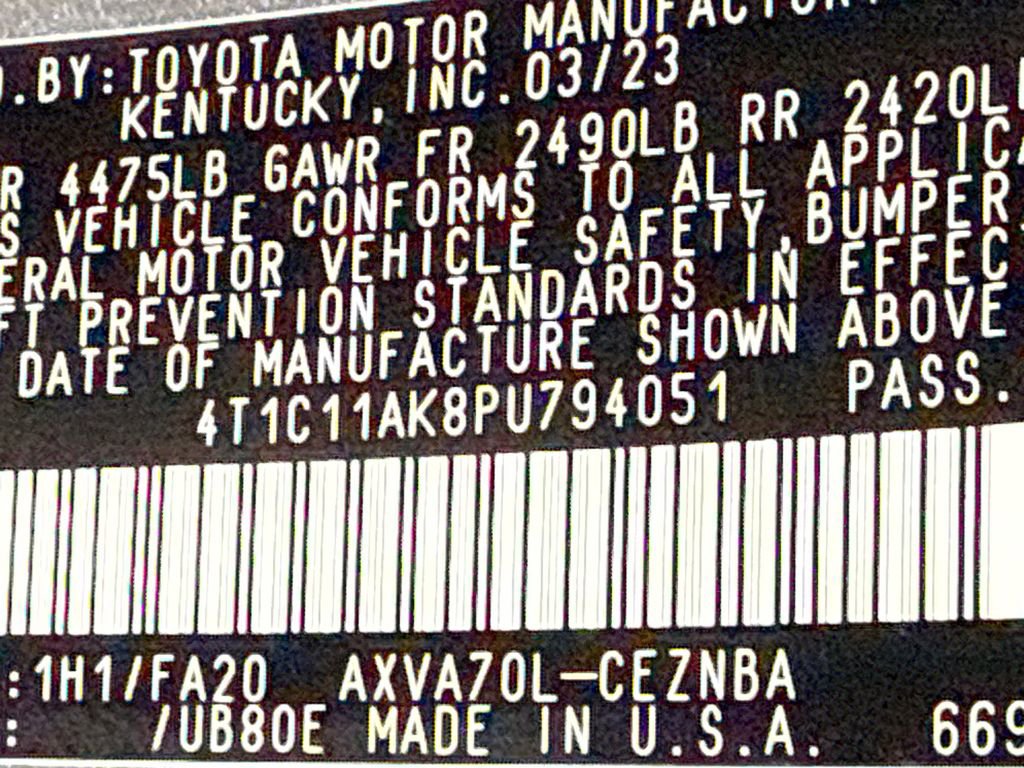 Used 2023 Toyota Camry LE image 31