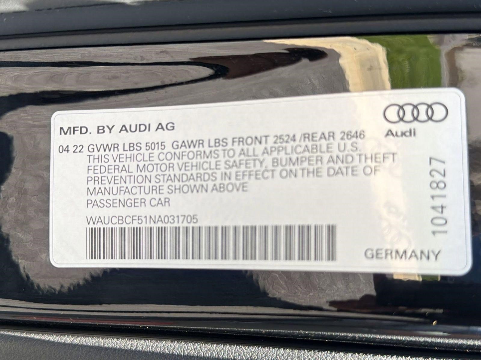 Used 2022 Audi A5 2.0T Premium Plus w/ Premium Plus image 19