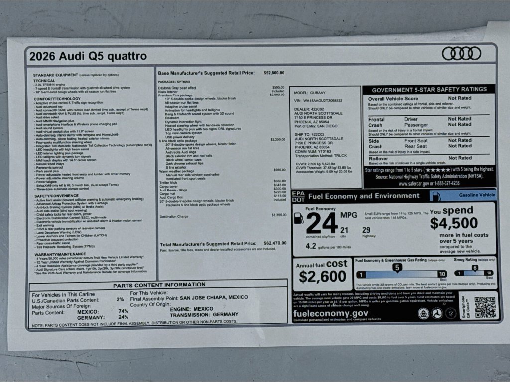 New 2026 Audi Q5 Premium AWD/4WD image 9