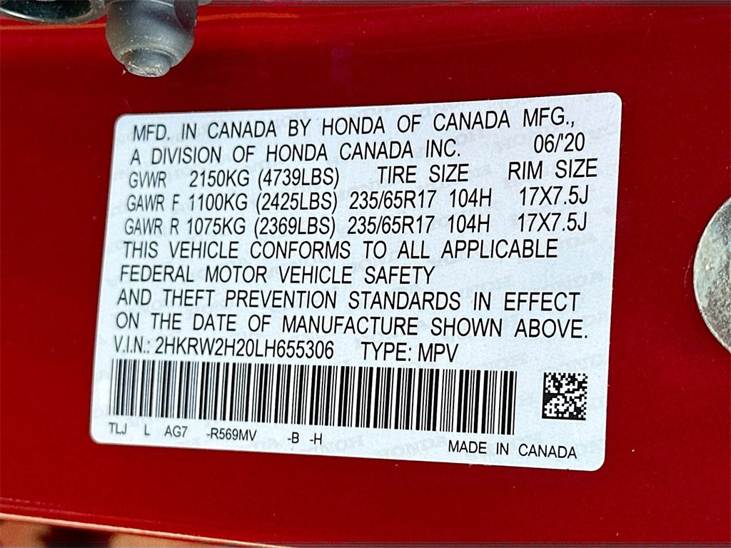 Used 2020 Honda CR-V LX image 29