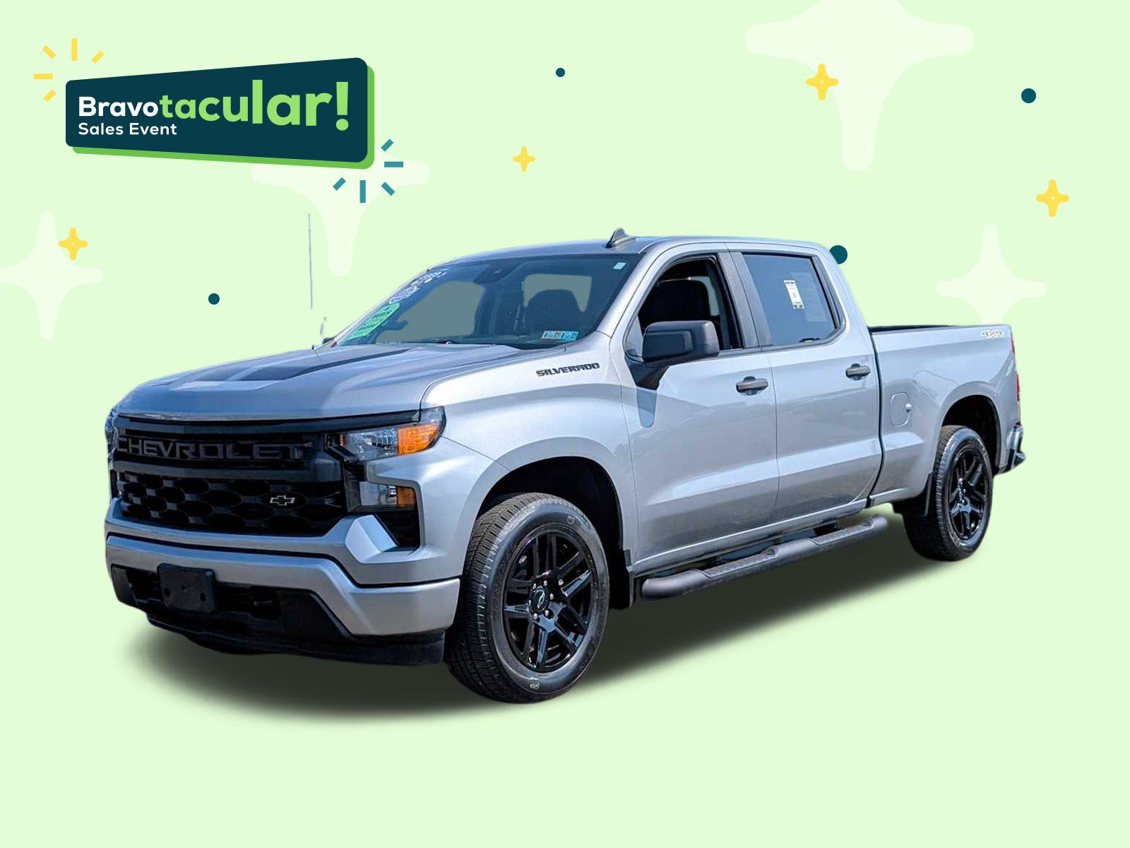 Certified 2023 Chevrolet Silverado 1500 Custom w/ Rally Edition