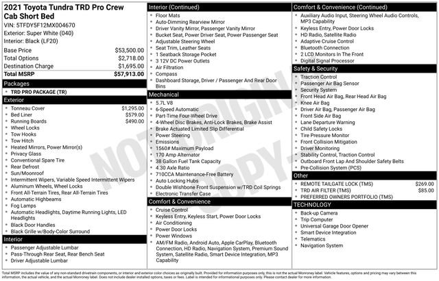 Used 2021 Toyota Tundra TRD Pro AWD/4WD image 35
