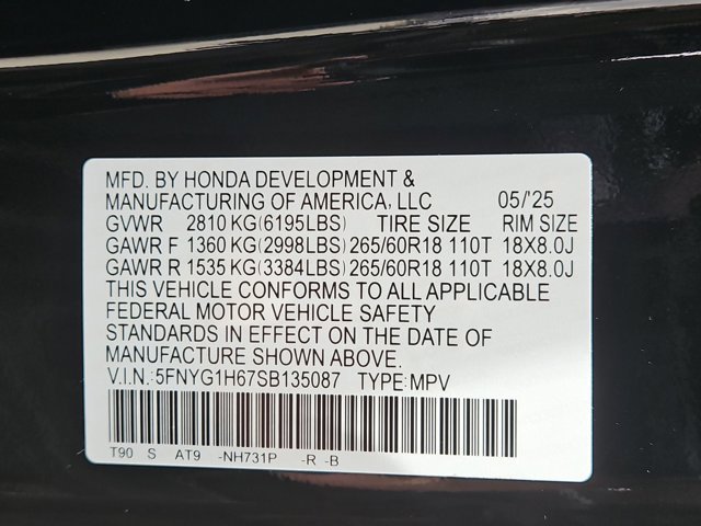 Used 2025 Honda Pilot TrailSport image 28