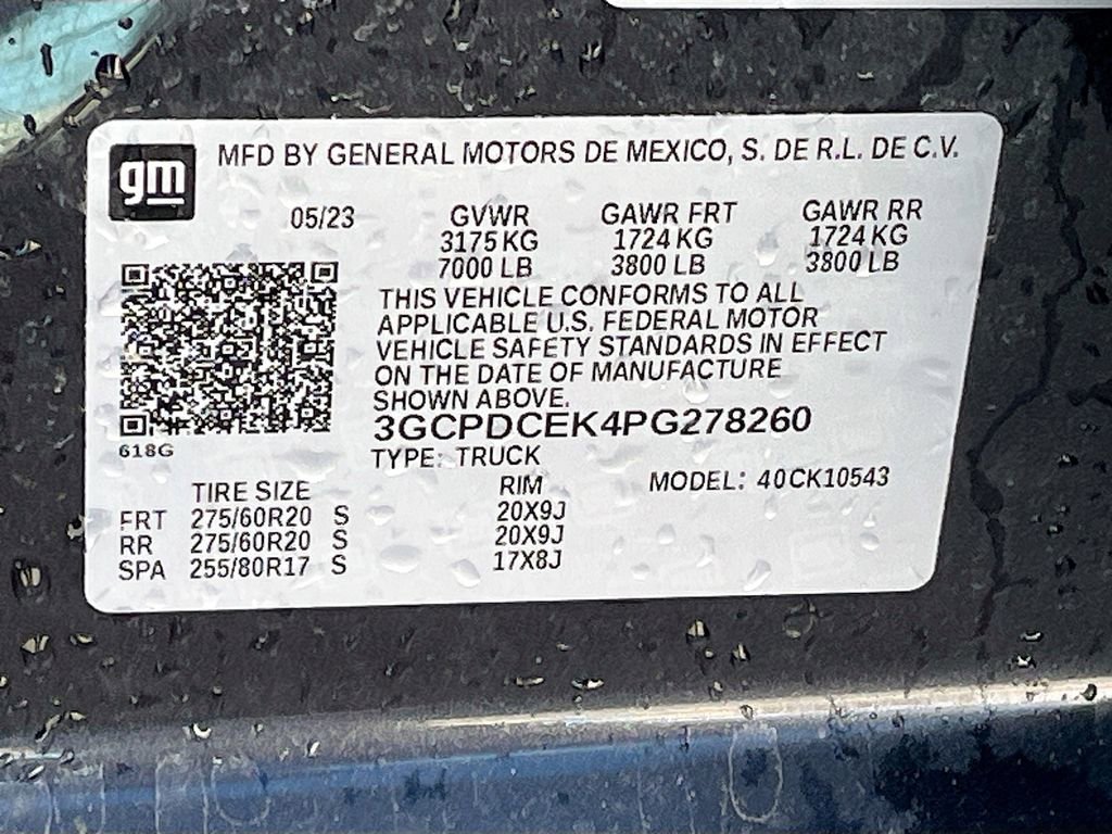 Used 2023 Chevrolet Silverado 1500 Custom Trail Boss w/ LPO, Dark Essentials Package image 30