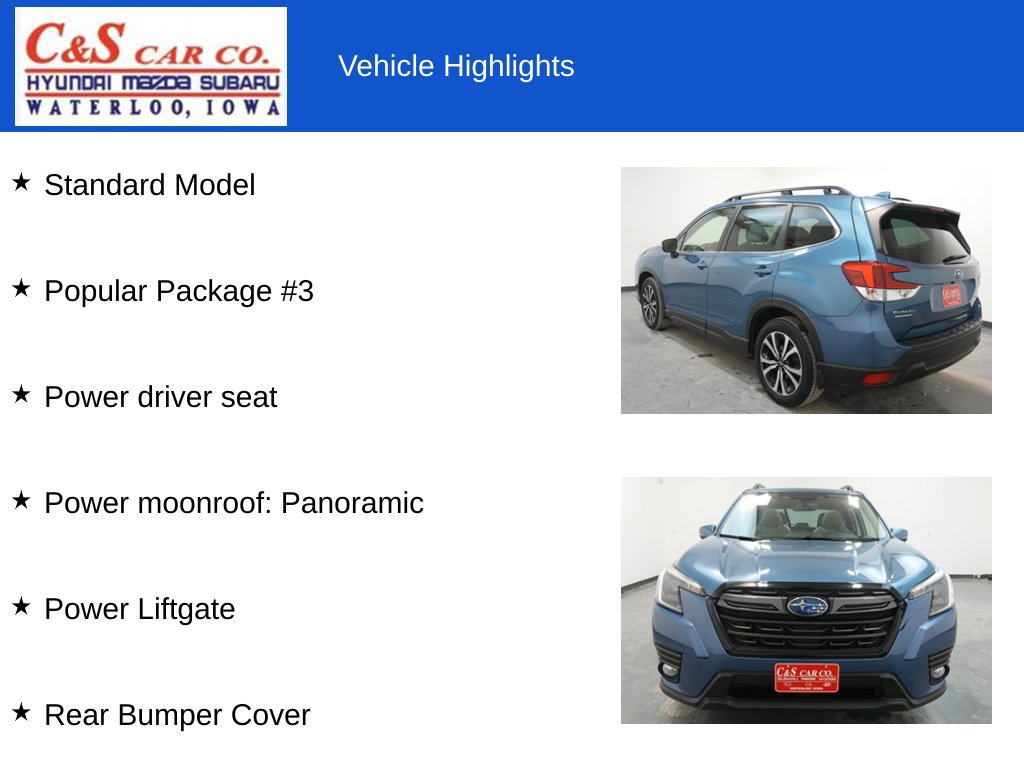 Used 2023 Subaru Forester Limited w/ Popular Package #3 AWD/4WD image 8