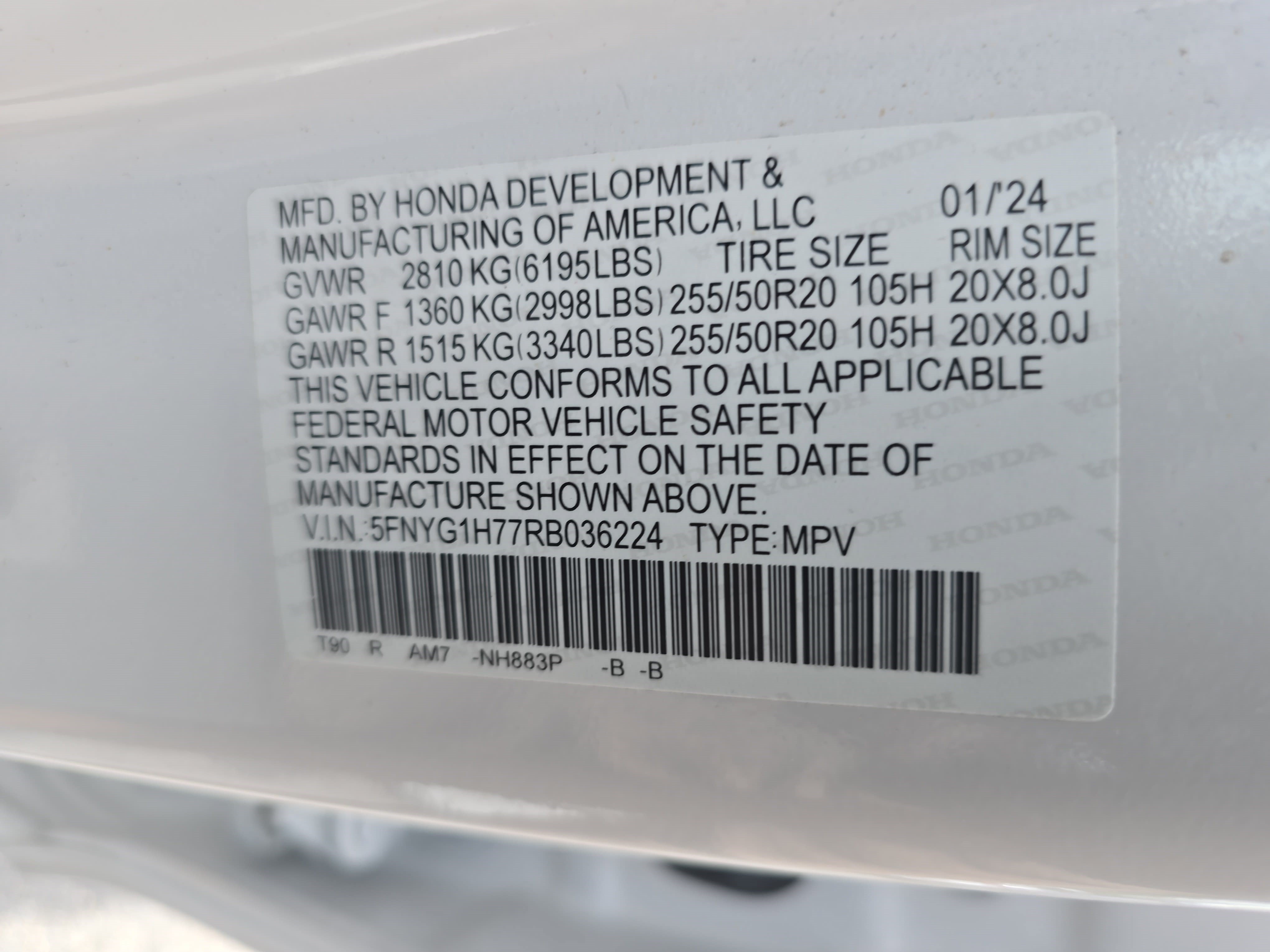 Used 2024 Honda Pilot Touring image 36
