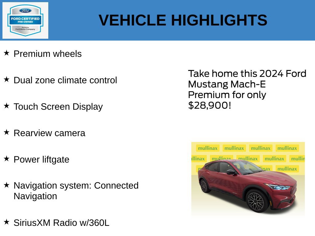 Used 2024 Ford Mustang Mach-E Premium RWD image 21