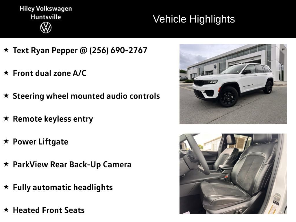 Used 2024 Jeep Grand Cherokee Altitude RWD image 6