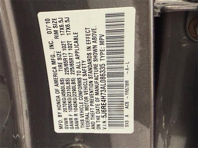 Used 2010 Honda CR-V EX-L image 19