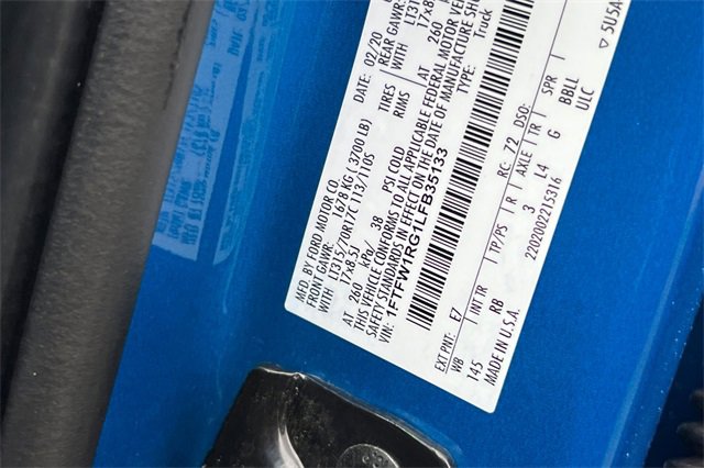 Used 2020 Ford F150 Raptor w/ Equipment Group 802A Luxury image 38