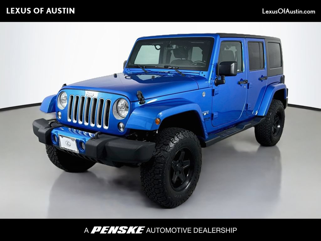 Used 2016 Jeep Wrangler Unlimited Sahara w/ Max Tow Package AWD/4WD image 1