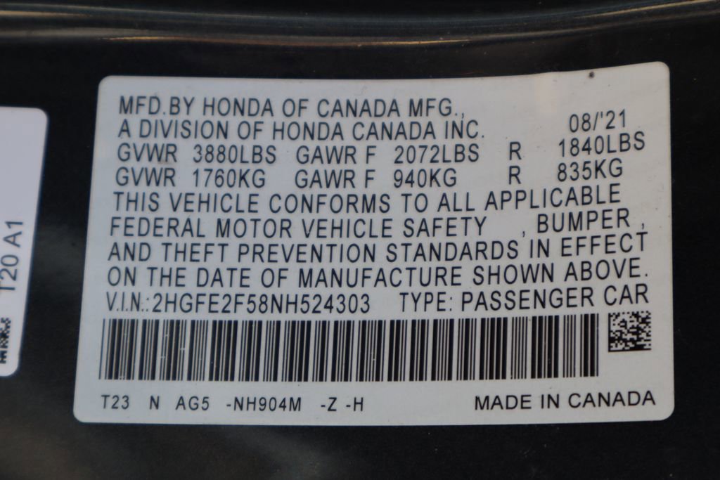 Used 2022 Honda Civic Sport image 31