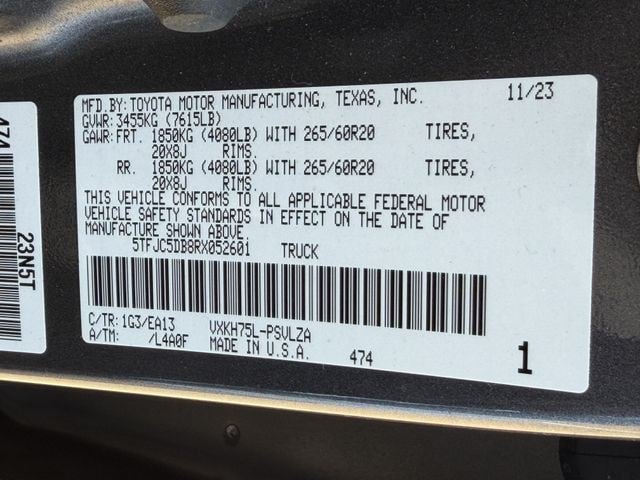 Used 2024 Toyota Tundra Limited AWD/4WD image 29