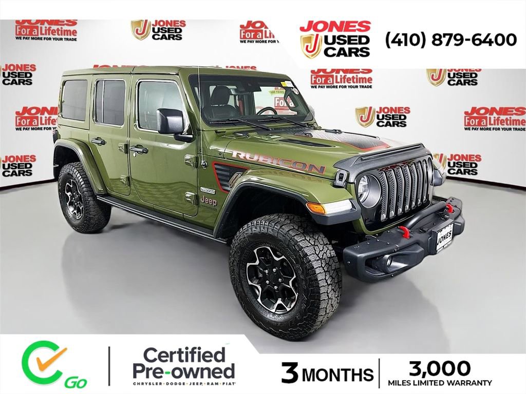Used 2020 Jeep Wrangler Unlimited Rubicon w/ Quick Order Package 28Y Recon