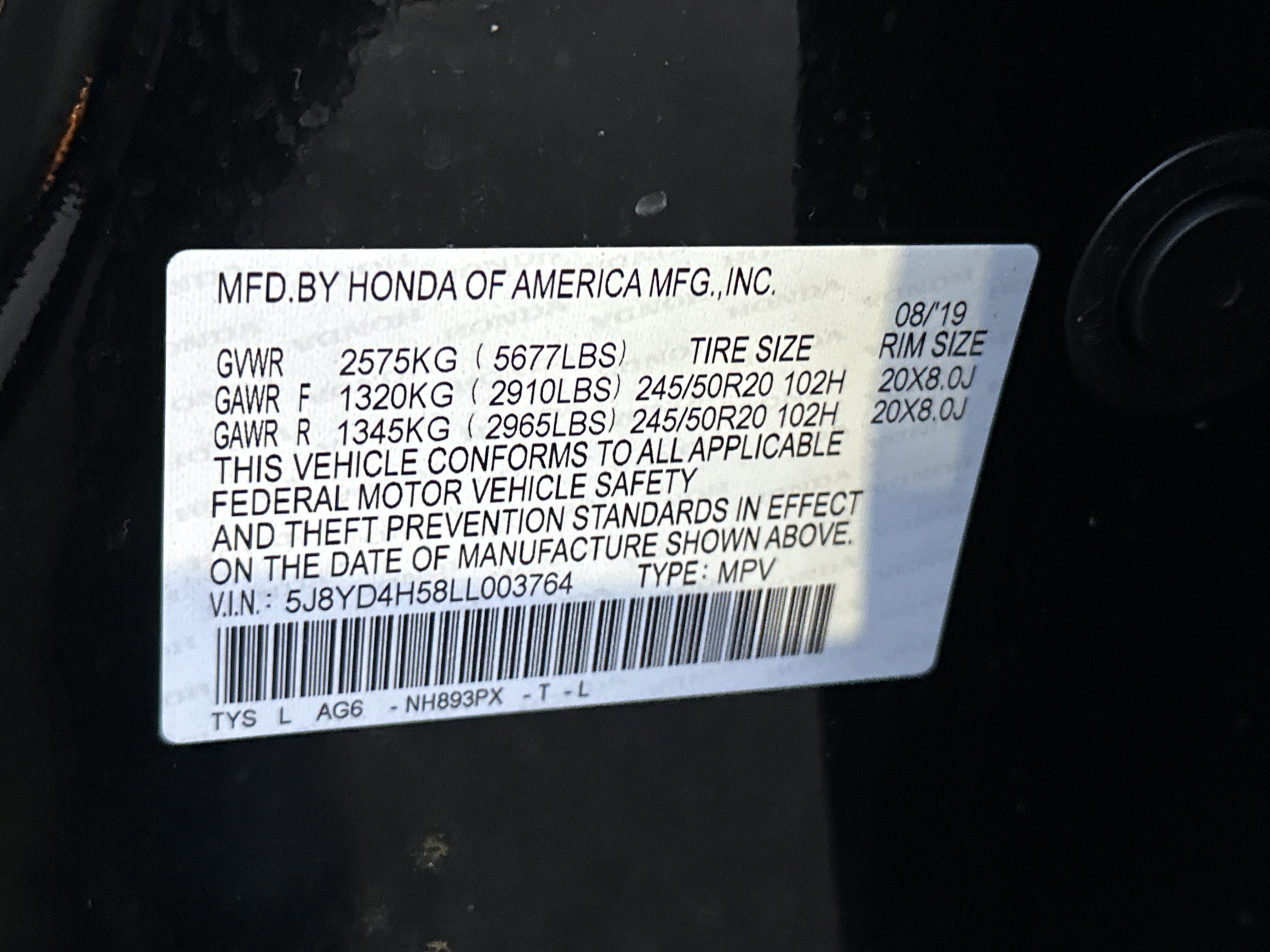 Used 2020 Acura MDX w/Technology Pkg image 31