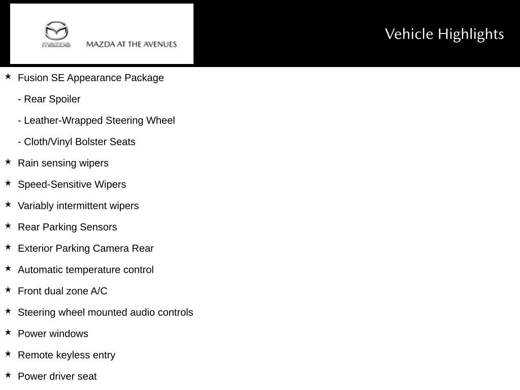 Used 2019 Ford Fusion SE w/ Equipment Group 151A image 20