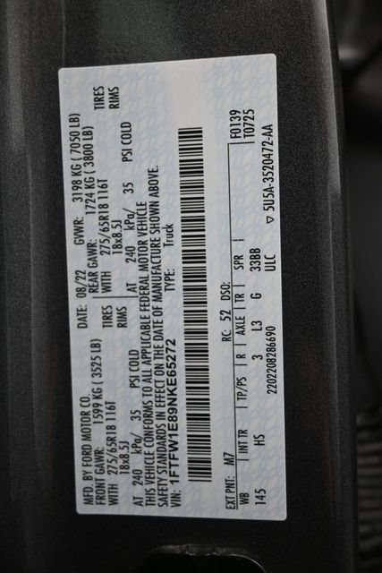 Used 2022 Ford F150 Lariat w/ Equipment Group 501A Mid AWD/4WD image 46