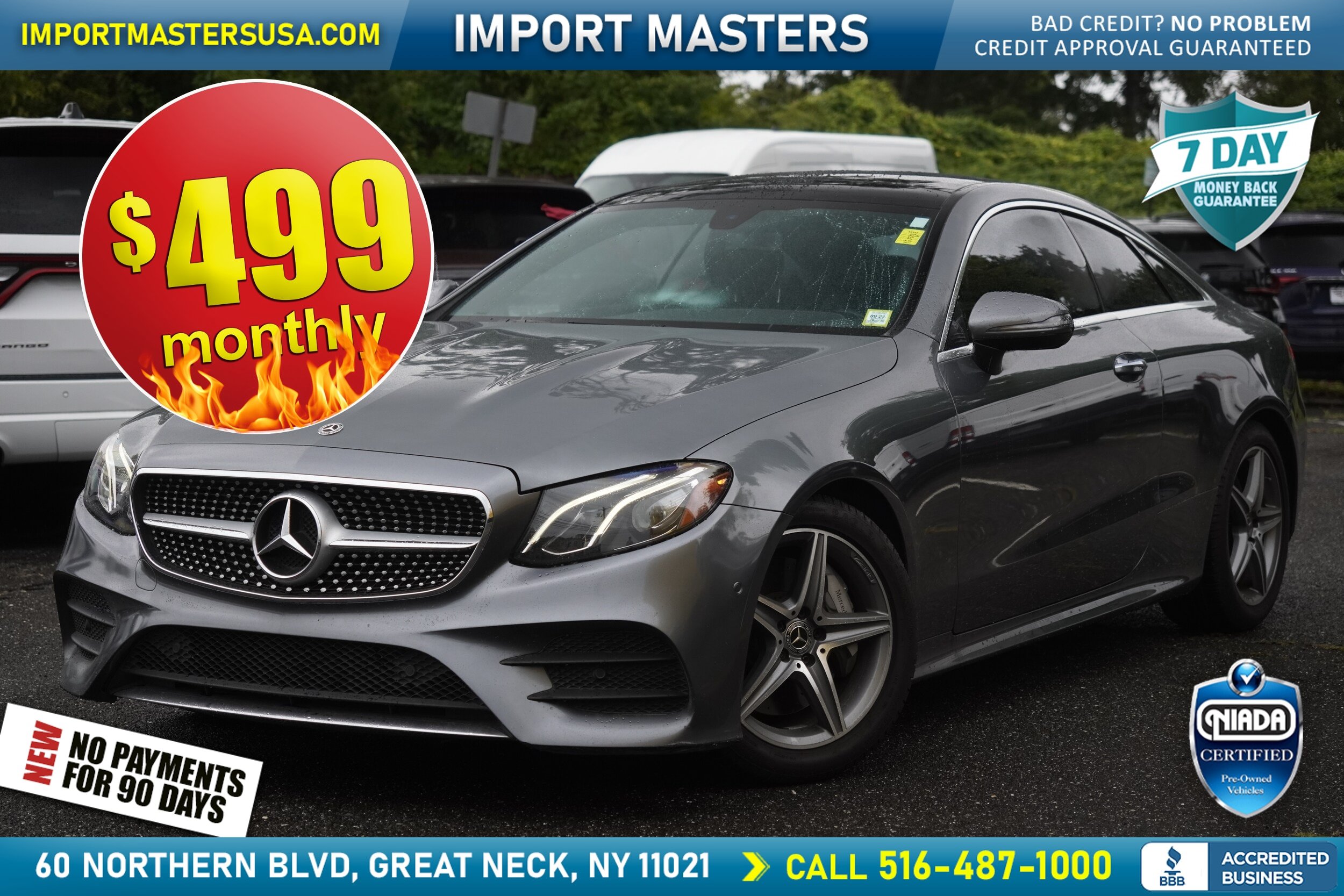 Used 2018 Mercedes-Benz E 400 Coupe w/ Premium 1 Package