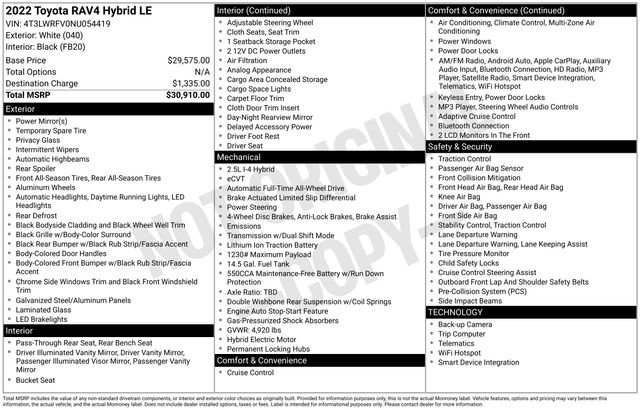 Used 2022 Toyota RAV4 LE image 2