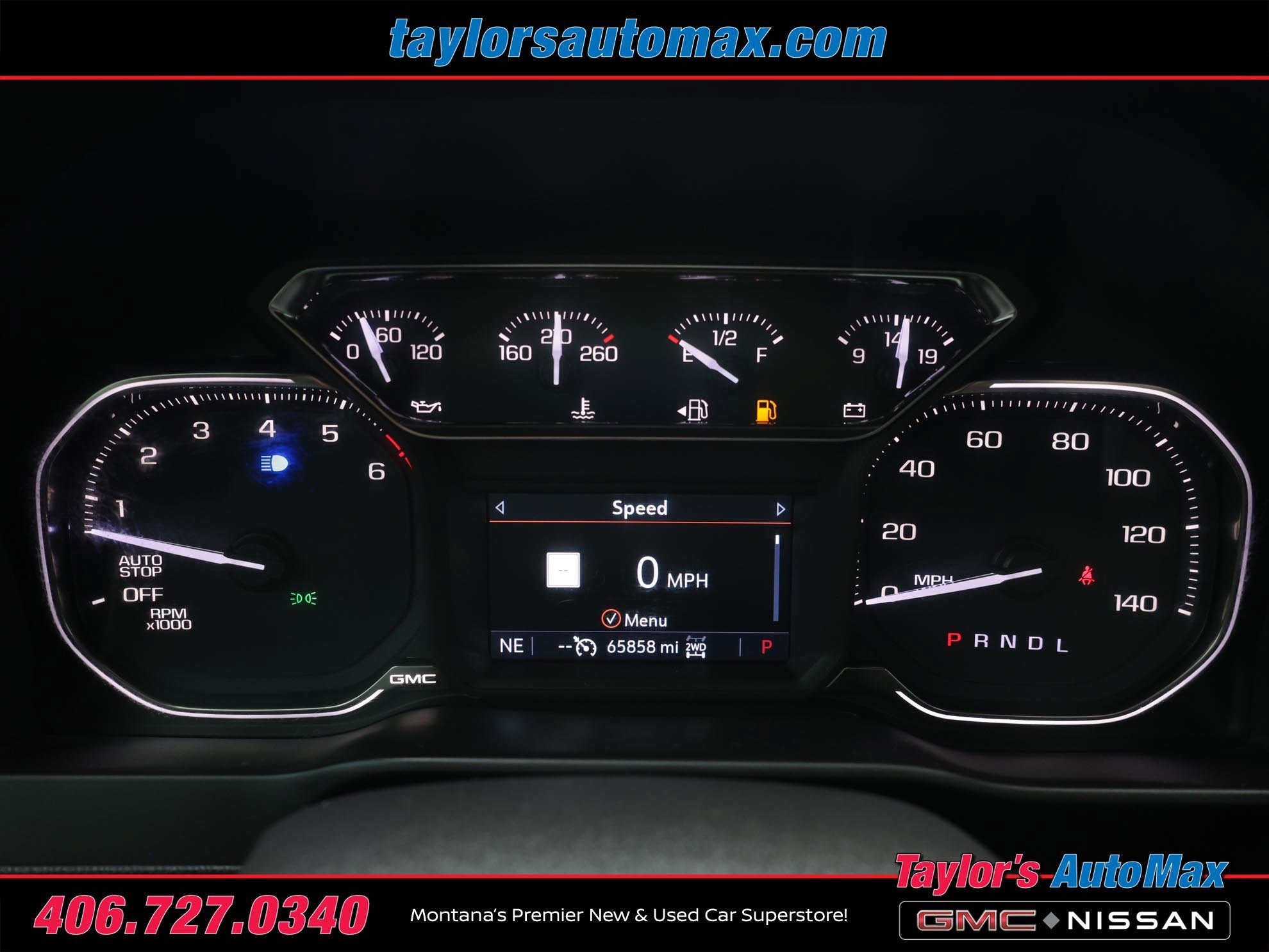 Used 2019 GMC Sierra 1500 SLT w/ SLT Premium Plus Package AWD/4WD image 9
