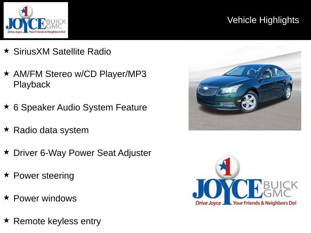 Certified 2014 Chevrolet Cruze LT FWD image 25