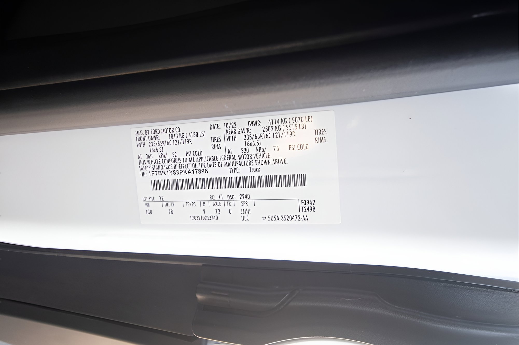Used 2023 Ford Transit 250 Low Roof w/ Exterior Upgrade Package image 12
