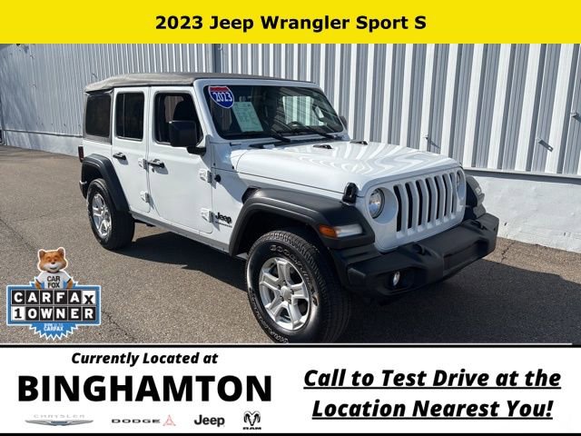 Used 2023 Jeep Wrangler Sport S AWD/4WD image 1