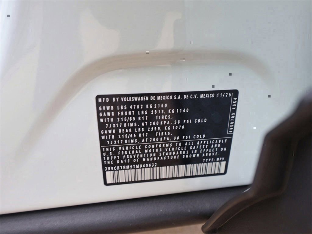 New 2026 Volkswagen Tiguan S FWD image 28