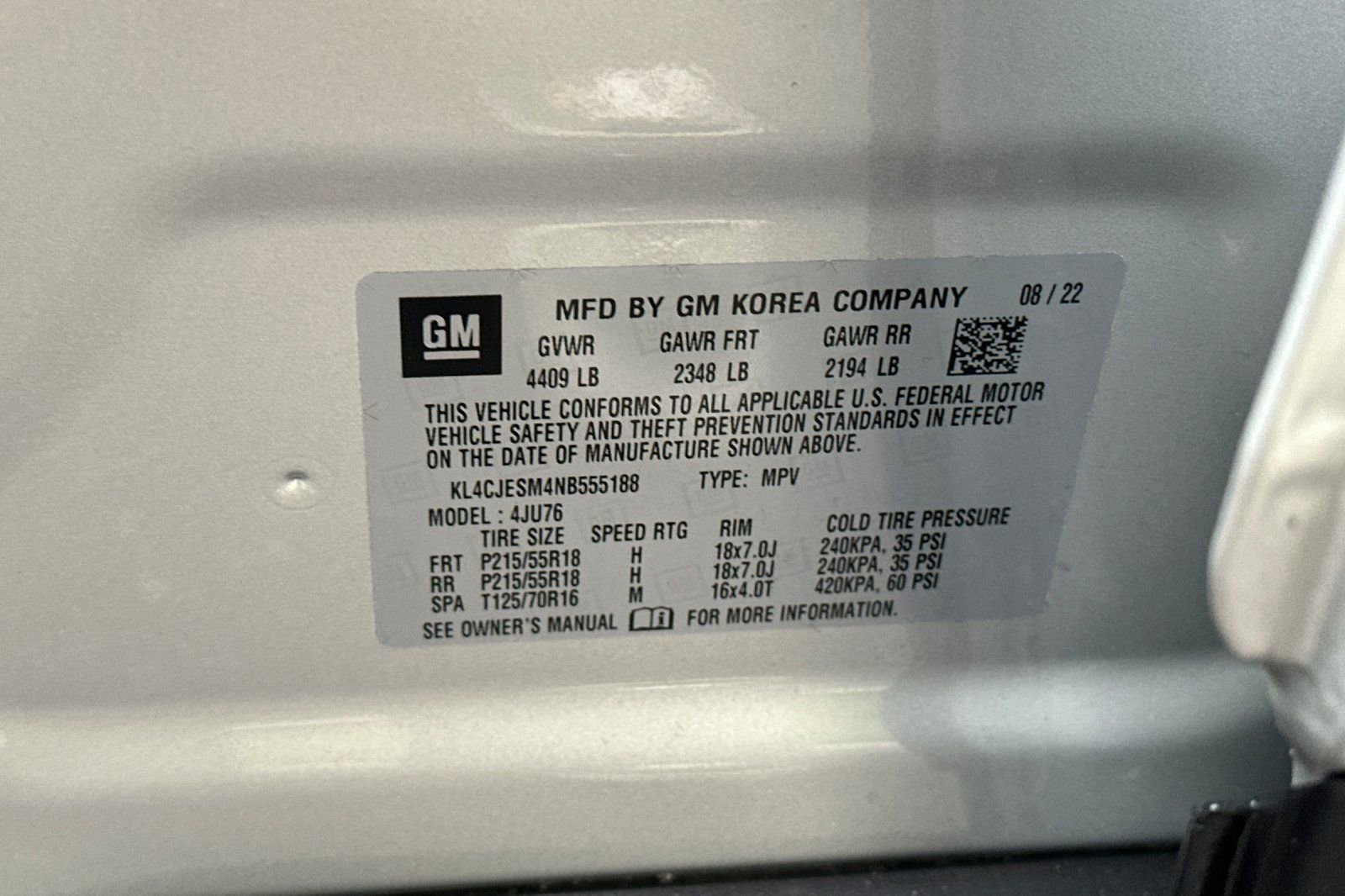 Certified 2022 Buick Encore Preferred w/ Safety Package image 40