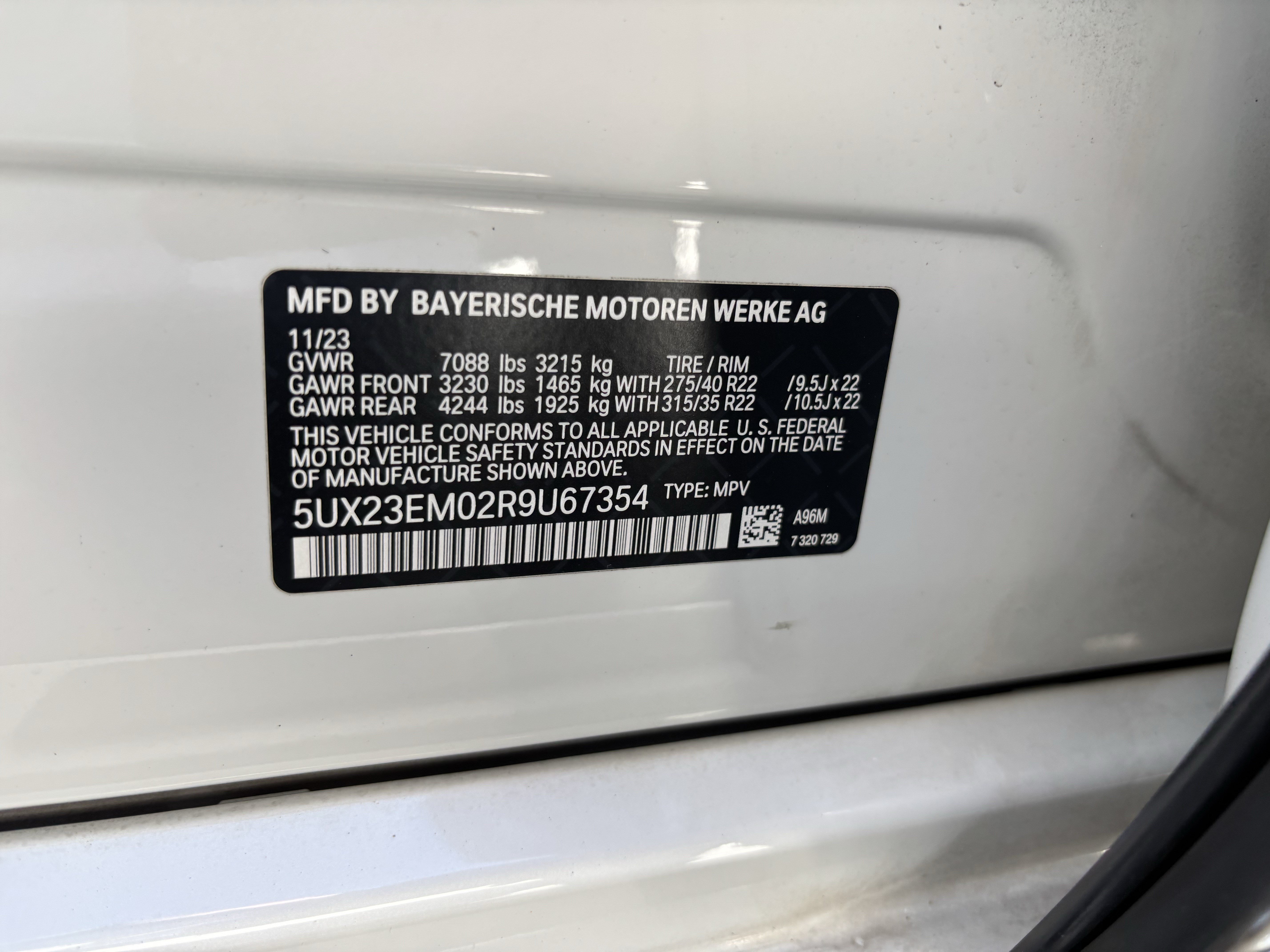 Certified 2024 BMW X7 xDrive40i AWD/4WD image 38