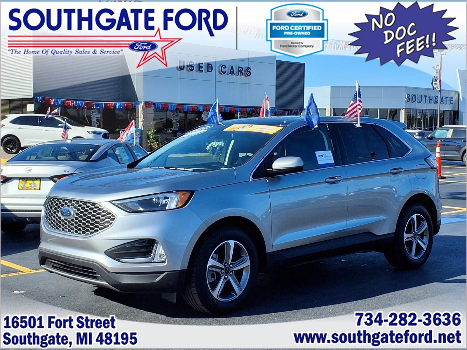 Certified 2024 Ford Edge SEL w/ Convenience Package AWD/4WD image 1