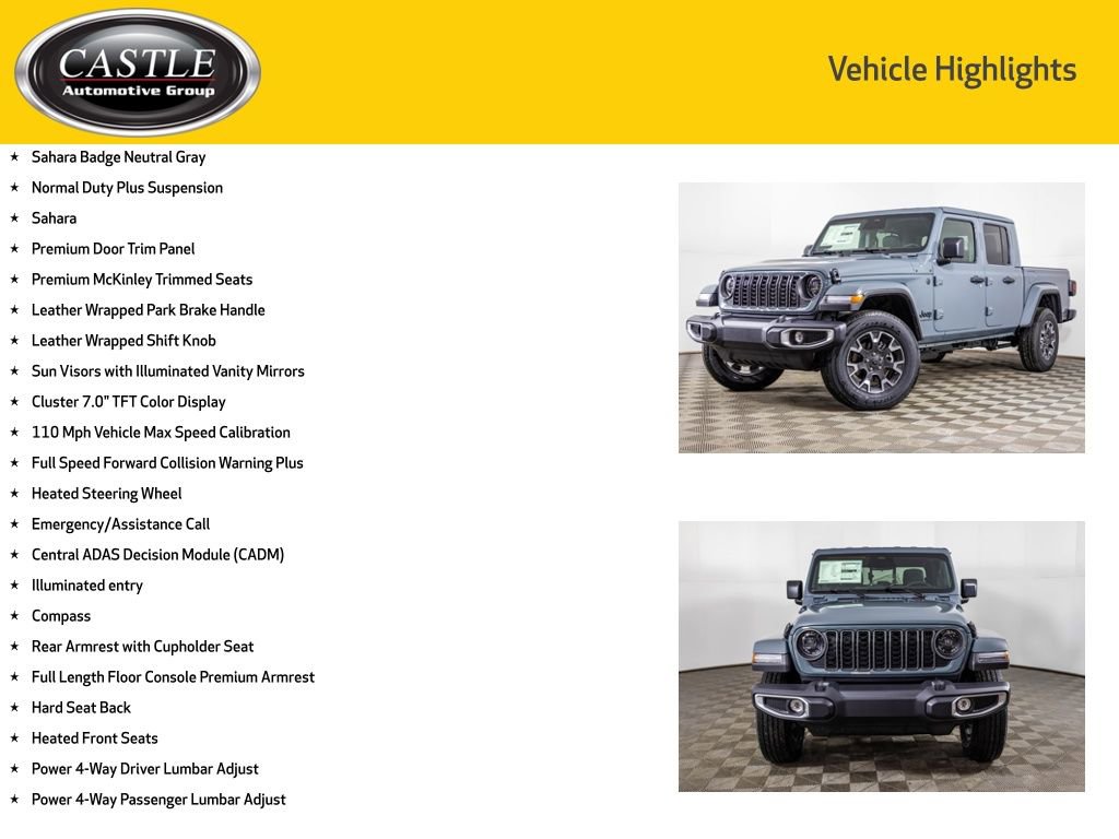 New 2026 Jeep Gladiator Sport S image 16