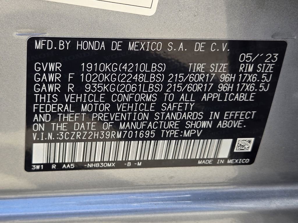 Certified 2024 Honda HR-V LX image 33