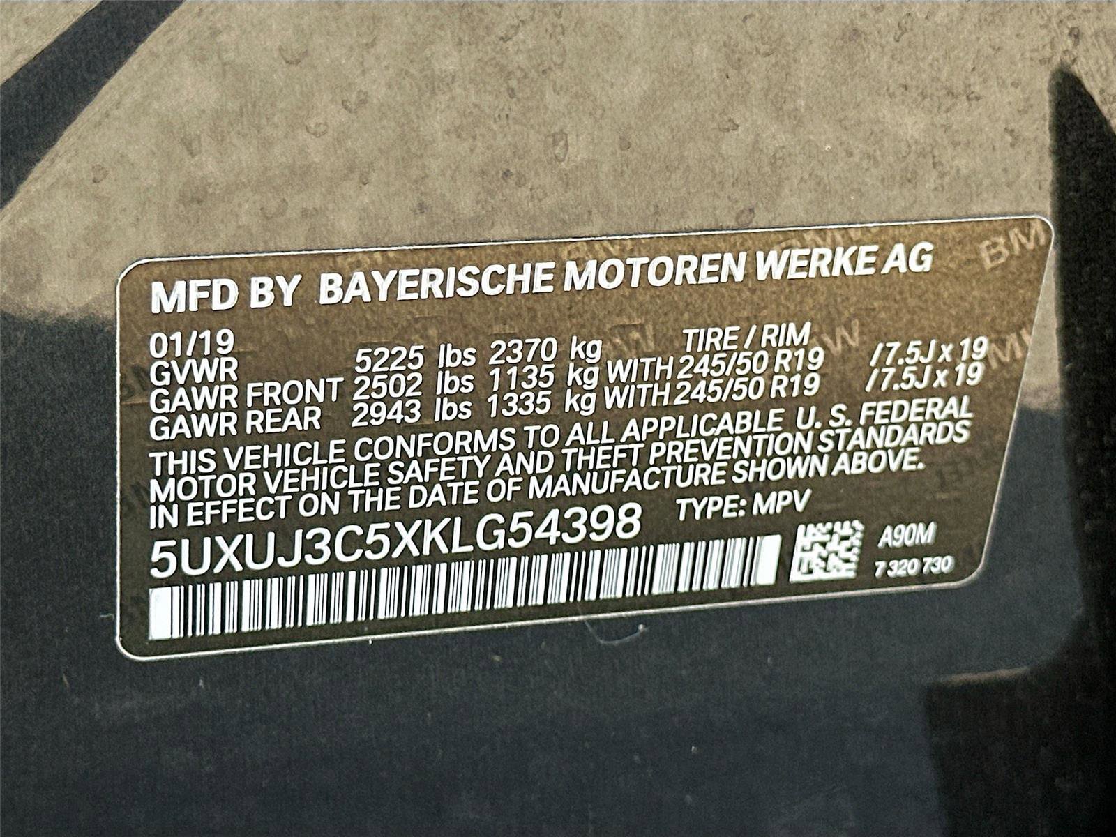 Used 2019 BMW X4 xDrive30i w/ M Sport Package 2 image 32