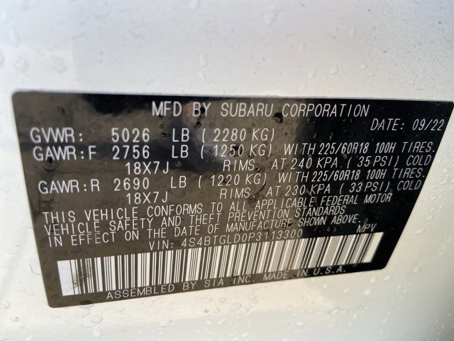 Used 2023 Subaru Outback Onyx Edition XT w/ Popular Package #2 image 33