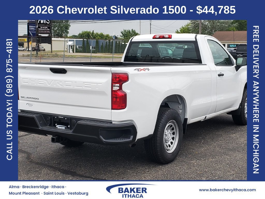 New 2026 Chevrolet Silverado 1500 W/T w/ Trailering Package AWD/4WD image 2