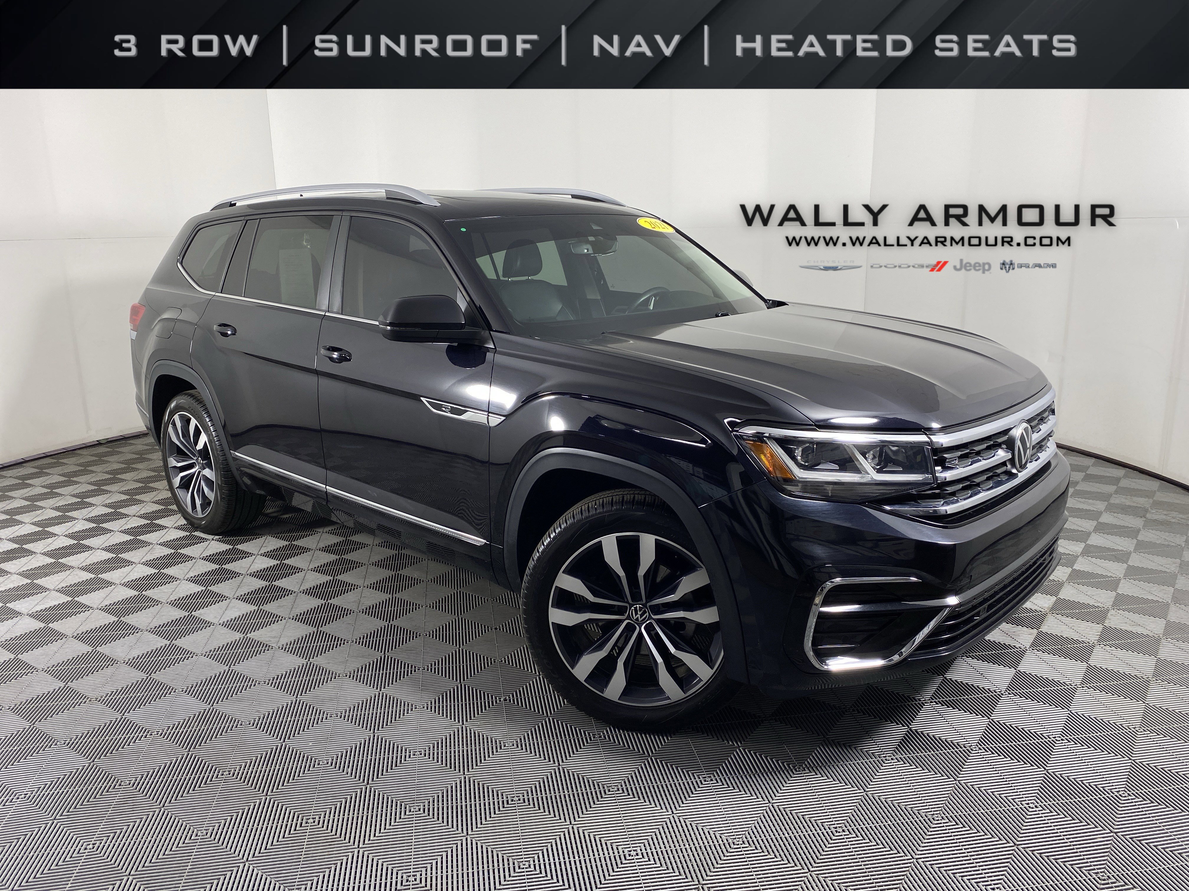 Used 2021 Volkswagen Atlas SEL R-Line image 1