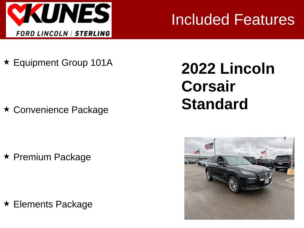 Used 2022 Lincoln Corsair AWD w/ Premium Package image 3