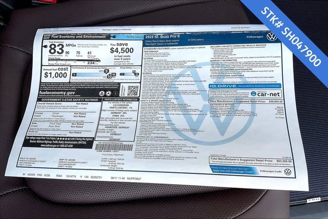 New 2025 Volkswagen ID. Buzz Pro S image 5