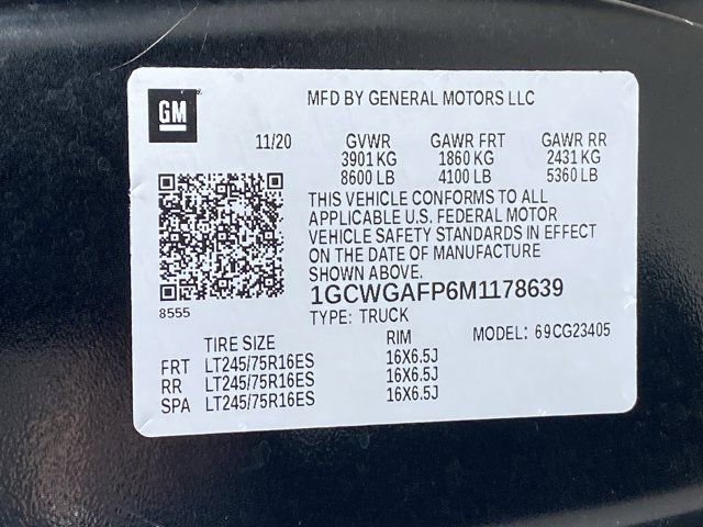 Used 2021 Chevrolet Express 2500 w/ Driver Convenience Package image 35