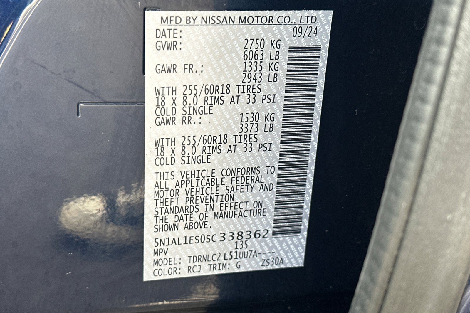 Certified 2025 INFINITI QX60 Pure image 59